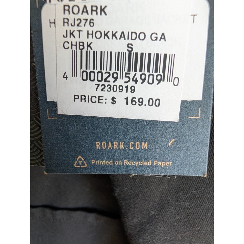 NWT Roark Hokkaido Garage Jacket Mens S Black Embroidered Tiger Full Zip RJ276 - Picture 3 of 6
